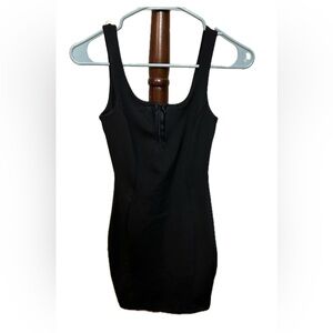Windsor Straight Black Mini Dress (S)